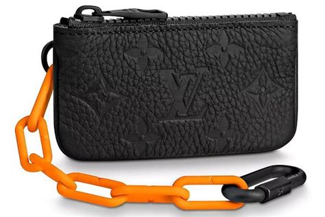 louis vuitton pochette cles monogram orange black|Louis Vuitton Pochette bag.